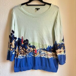 Talbots Light Green Sweater